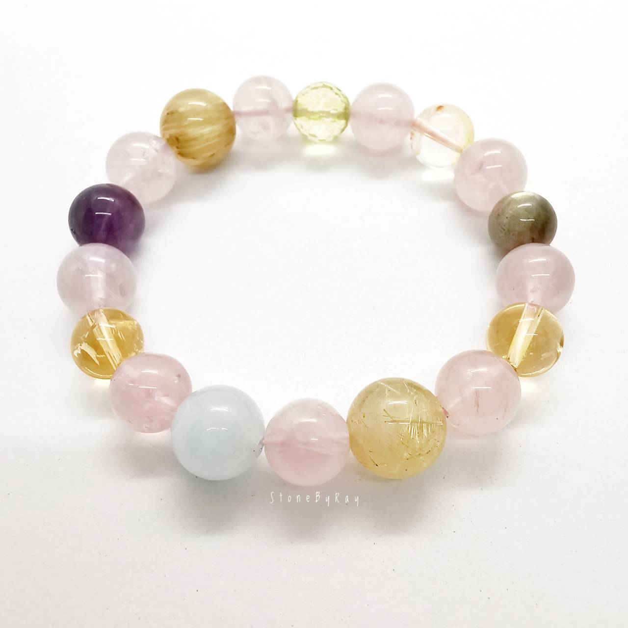 สร้อยข้อมือหินรวมทั้งหมด7ชนิด