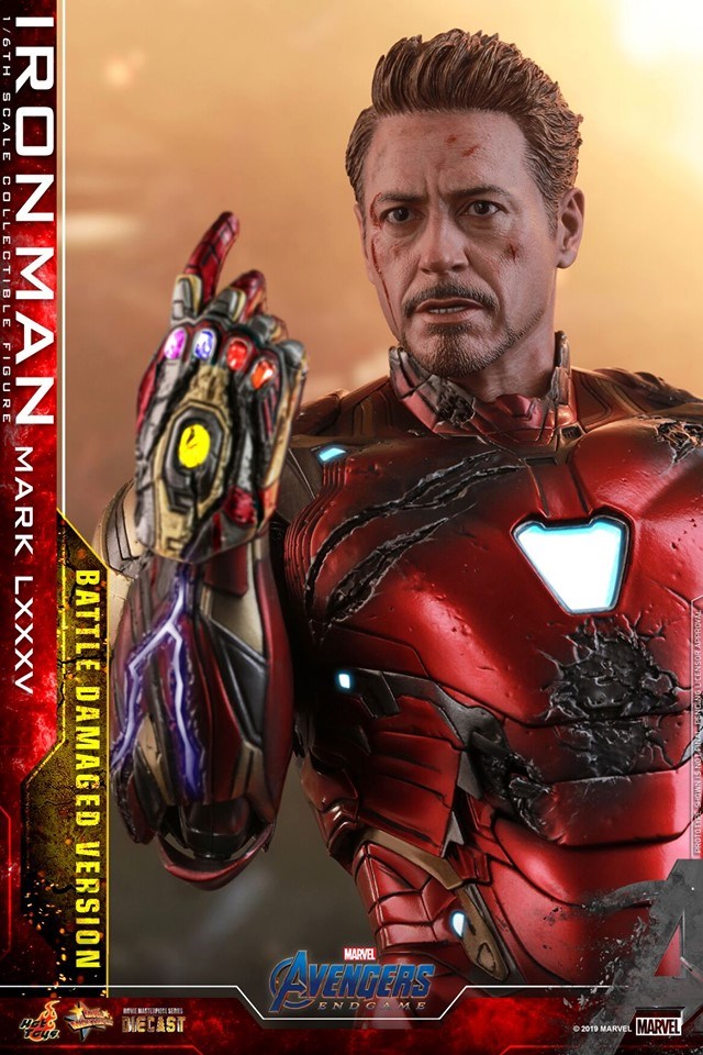 650801 MMS543D33 - Avengers: Endgame - 1/6th scale Iron Man Mark LXXXV (Battle Damaged Version) Collectible Figure