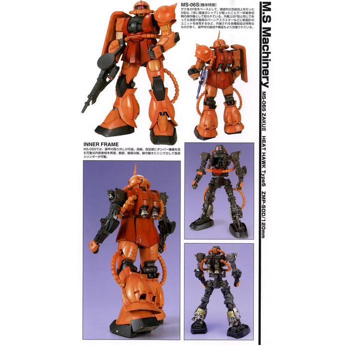 Bandai 4573102642295 PG 1/60 MS-06S ZAKU II