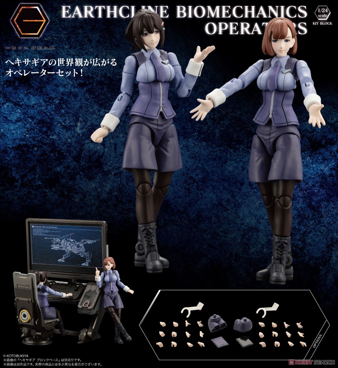 kotobukiya 4934054053551 EARTHCLINE BIOMECHANICS OPERATORS