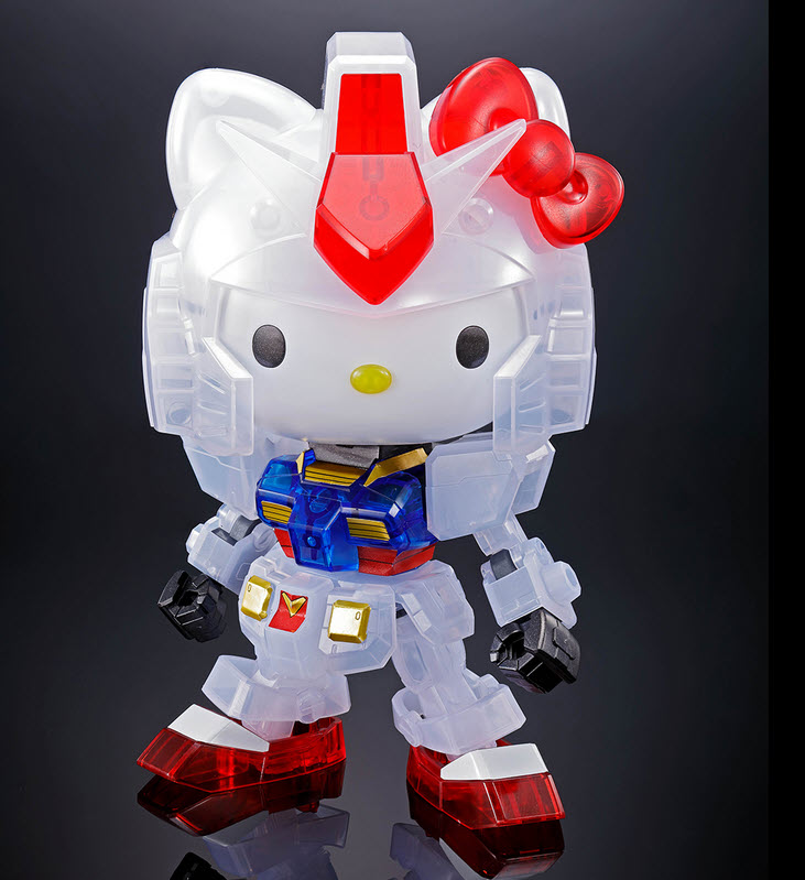 (limited) hello kitty/rx-78-2 gundam[sd ex-standard] [clear color] 4573102605597