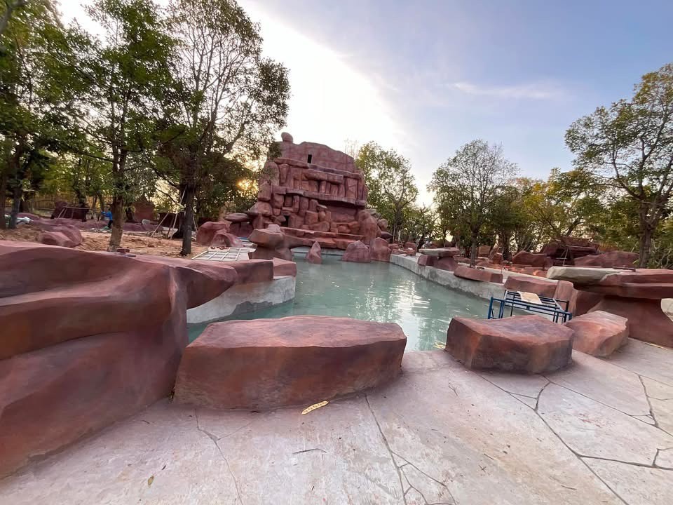 งานออกแบบ จัดสร้างสวนพุทธศิลป์ อุทยานพระนาดูนทะลุมิติ จ.มหาสารคาม สอบถาม โทร 061-6592998