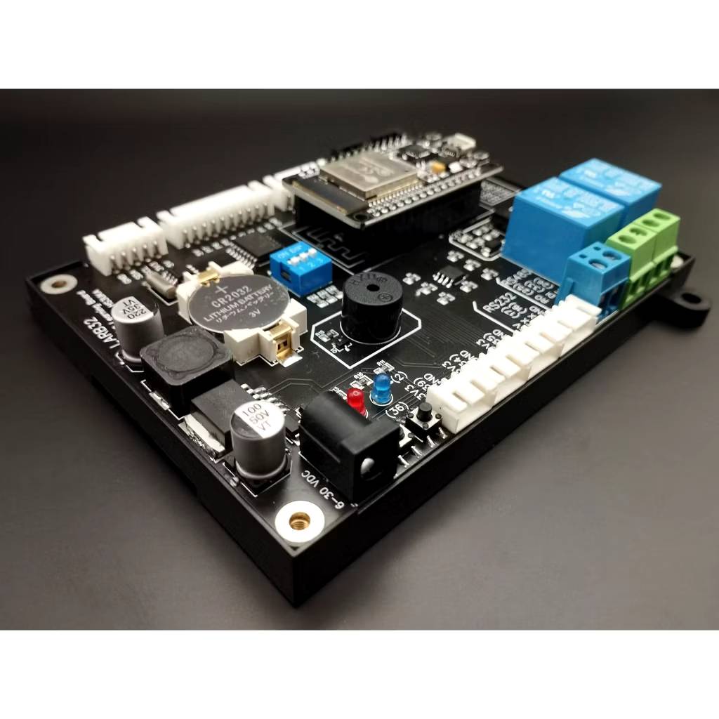 บอร์ด LARB32 ไมโครคอนโทรลเลอร์ ESP32 พร้อมกล่องยึดรางปีกนก มีคู่มือ