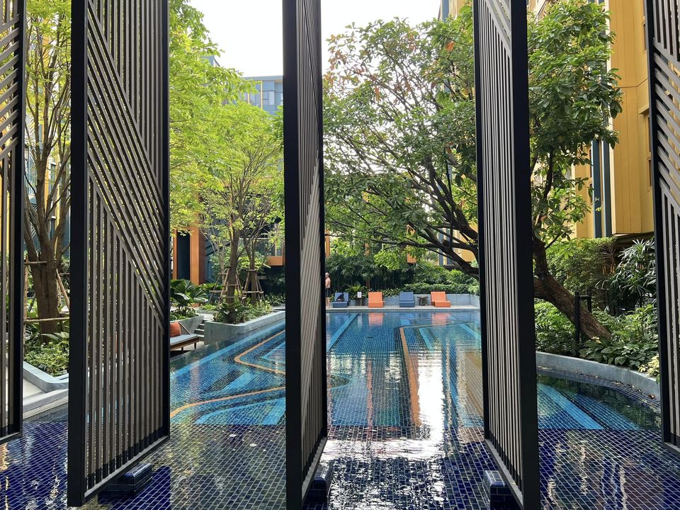 ปล่อยเช่าคอนโด The Base Sukhumvit 50 (เดอะ เบส สุขุมวิท 50) - 1ห้องนอน 1ห้องน้ำ 1ห้องนั่งเล่น 1ห้องครัว - ใกล้ BTSอ่อนนุช - ขนาดห้อง 32 ตรม. ชั้น 5