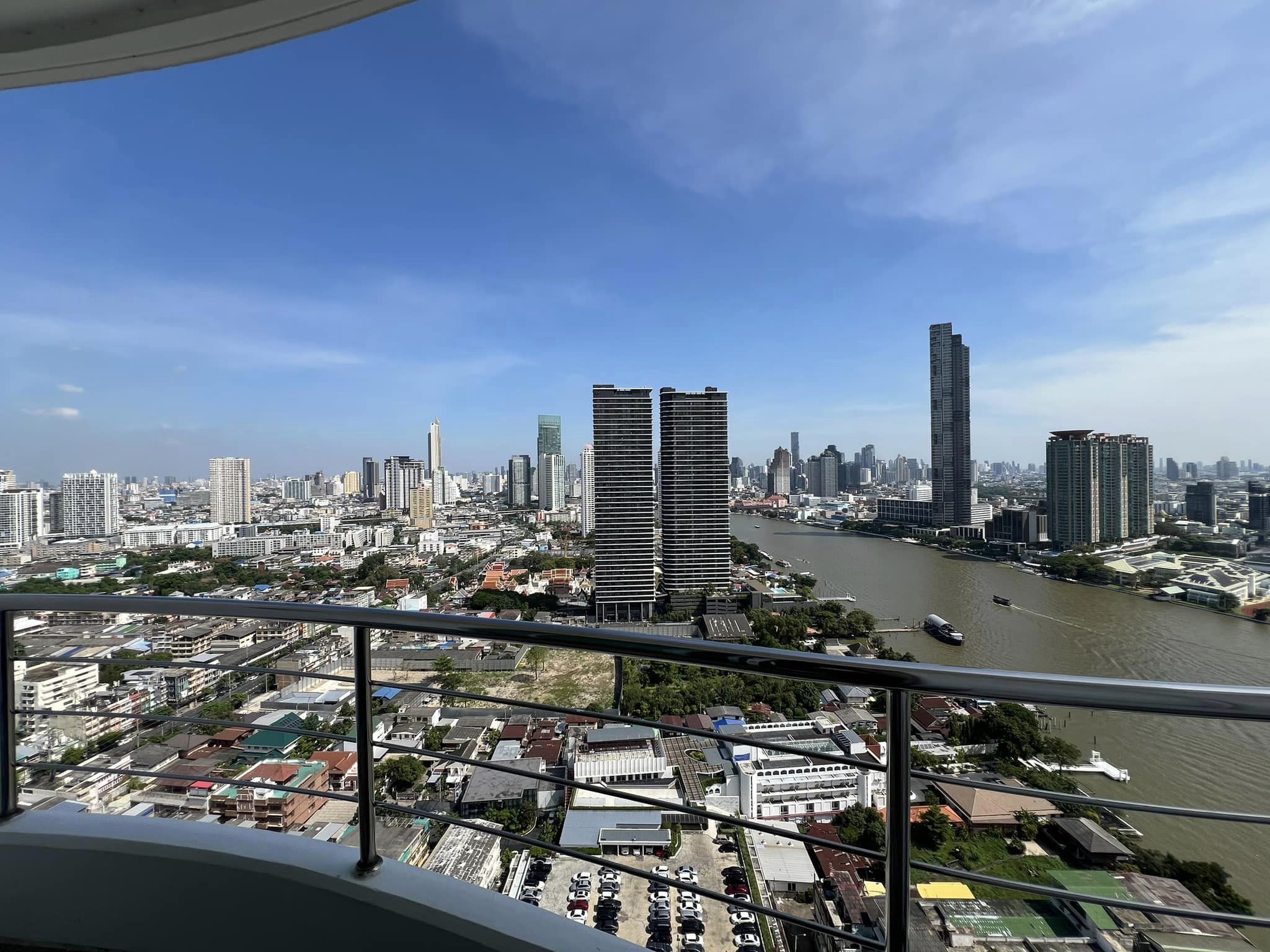 ปล่อยเช่าคอนโด Supalai River Place (ศุภาลัย ริเวอร์ เพลส) - โซนพื้นที่ BTS กรุงธน / ถนนเจริญนคร - Studio 1ห้องน้ำ - ขนาดห้อง 39 ตรม. ชั้น 34