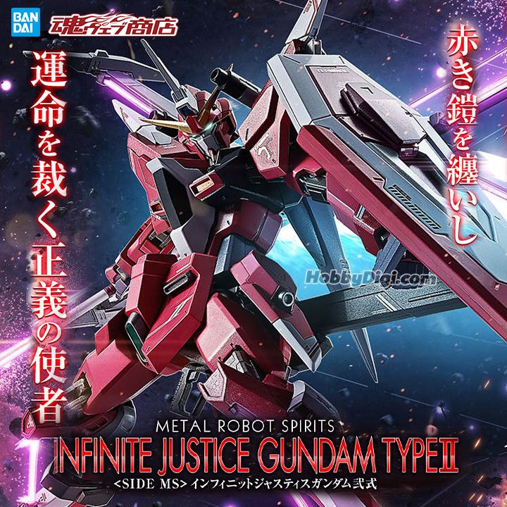 bandai 4573102667601 metal robot spirits Infinite Justice TypeII
