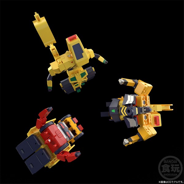 Bandai 4570117912696 SMP [SHOKUGAN MODELING PROJECT] BRAVE POLICE J-DECKER BUILD TIGER W/O GUM