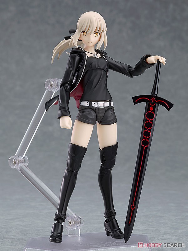 figma418 saber/altria pendragon (alter) shinjuku + ex:ride spride08-cuirassier noir