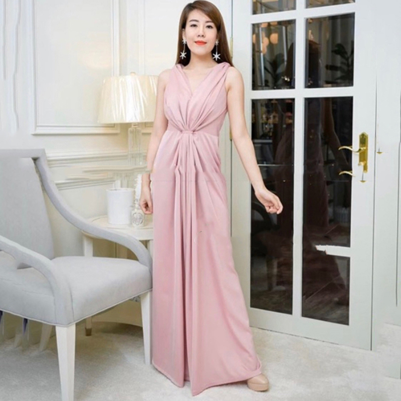 kudapy ชุดออกงานสีเขียว รวบเอว เรียบหรู ดูแพง ใส่ออกงานราตรี งานแต่งงาน ธีมเพื่อนเจ้าสาว งานกลางคืน