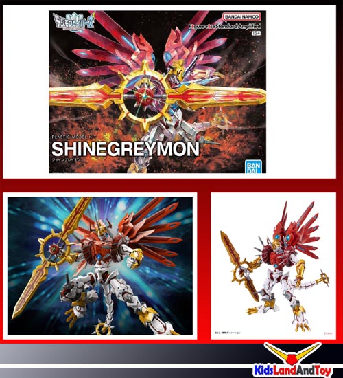ใกล้เข้า 20-26 กย. 2025 รบกวนสั่งแยกกับสินค้ารายการอื่นครับ Bandai Figure-rise Standard Amplified SHINEGREYMON 4573102653246
