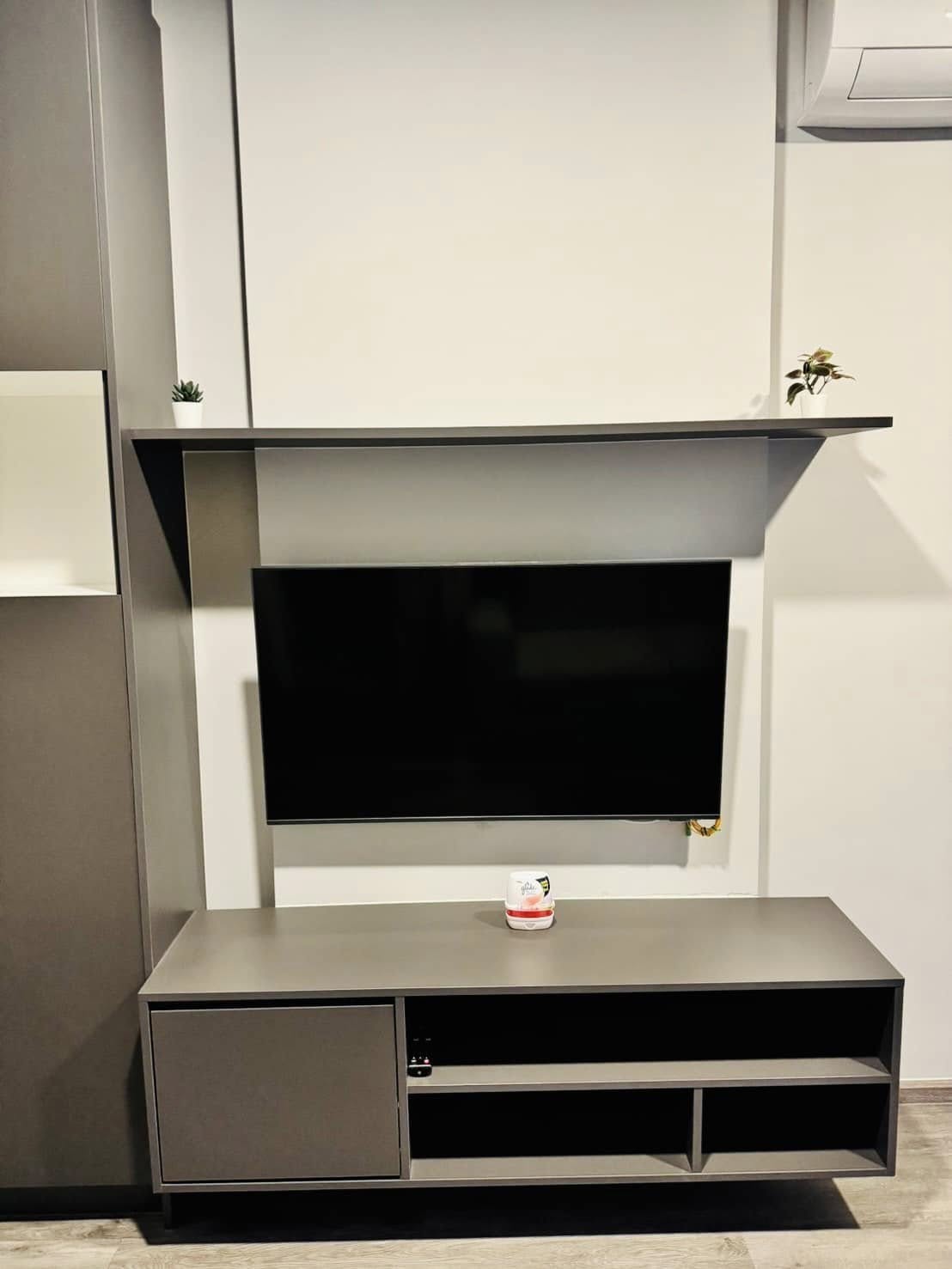 ให้เช่าคอนโด Monte Rama 9 (มอนเต้ พระราม 9) โซน รถไฟฟ้า ARL รามคำแหง ห้องแบบ 1ห้องนอน / 1 ห้องทำงาน / 1ห้องน้ำ / โซนครัวปิด ขนาดห้อง 35 ตรม. ชั้น 7 ตึก C