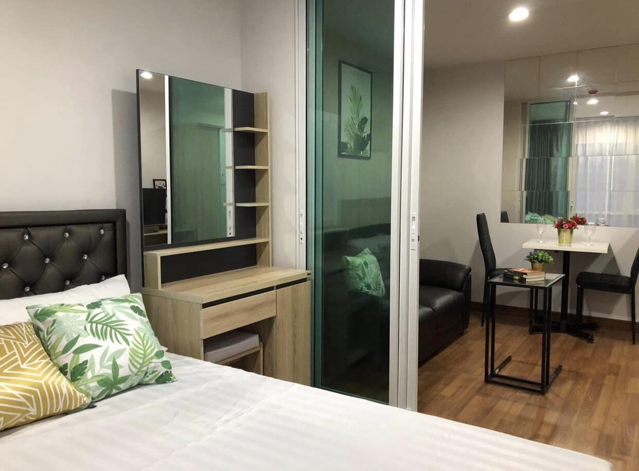 ให้เช่าคอนโด Regent Home Sukhumvit 81 (รีเจ้นท์ โฮม สุขุมวิท 81) - ตกแต่งเฟอร์ครบมีเครื่องซักผ้าวิวโล่งราคาสุดคุ้ม - การเดินทาง: ใกล้รถไฟฟ้า BTS อ่อนนุช