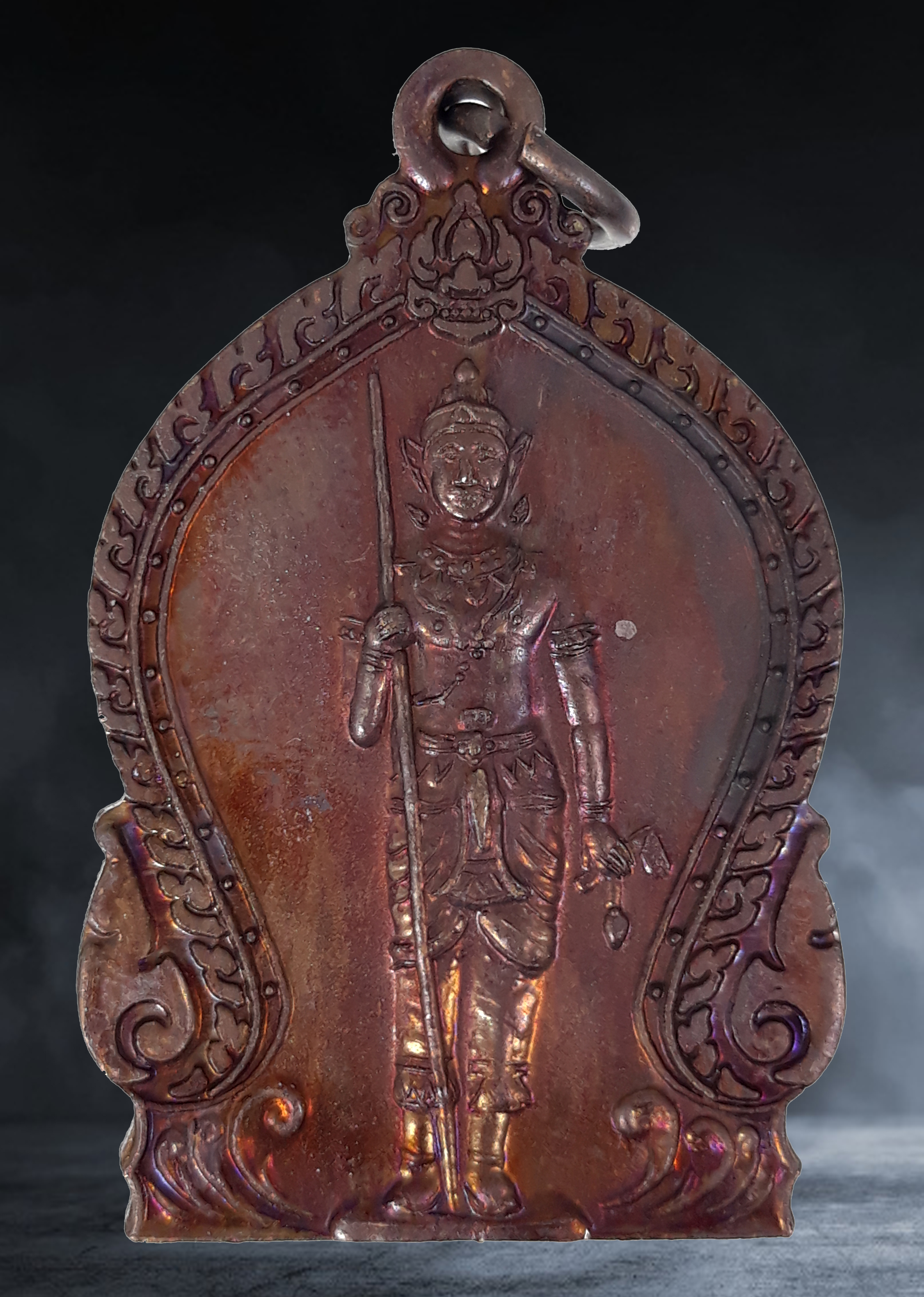 เหรียญ พระวิษณุกรรม วิทยาลัยเทคนิคพิจิตร ที่ระลึกครบรอบ ๓๐ ปี แผนกช่างอิเล็กทรอนิกส์ เนื้อทองแดง ปี ๒๕๕๓