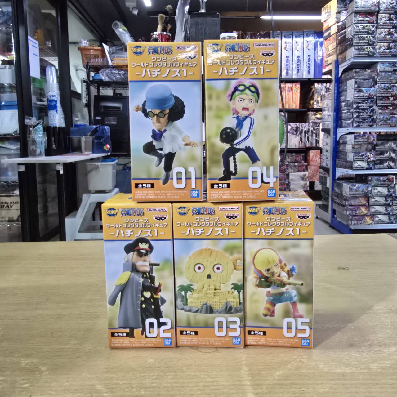 Banpresto ได้ครบ 5 แบบ 4983164285932 (set5) WCF One piece-Hachinosu1
