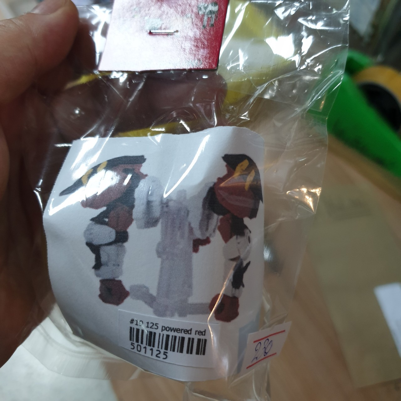 Bandai Gashapon 501125 mobile suit ensemble part19-125 Powered Red