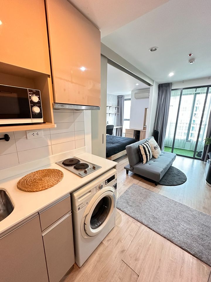 ให้เช่าคอนโด IDEO Q Chula - Samyan (ไอดีโอ คิว จุฬา - สามย่าน) - ตกแต่งเฟอร์ครบห้องสวยน่าอยู่มีเครื่องซักผ้า - การเดินทาง: MRT สามย่าน