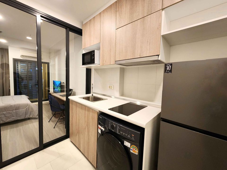 ปล่อยเช่าคอนโด Denim Jatujak (เดนิม จตุจักร) - Studio 1ห้องน้ำ 1ห้องครัว - ใกล้ BTS หมอซิต MRT จตุจักร - ขนาดห้อง 23 ตรม. ชั้น 4 ตึก C