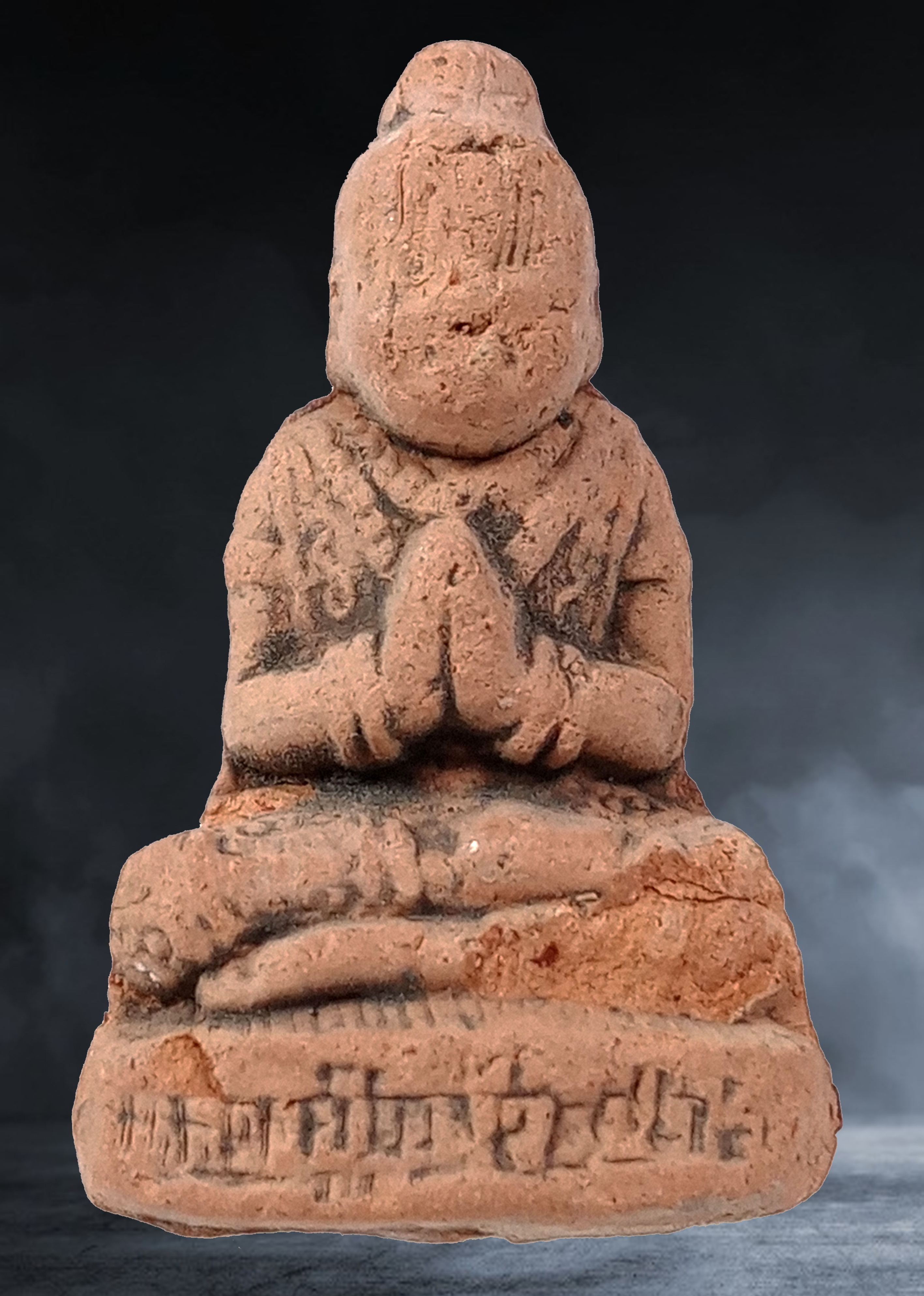 กุมารทอง หลวงปู่แผ้ว ปวโร วัดรางหมัน จ.นครปฐม รุ่นเสาร์ ๕ เนื้อดินเผา