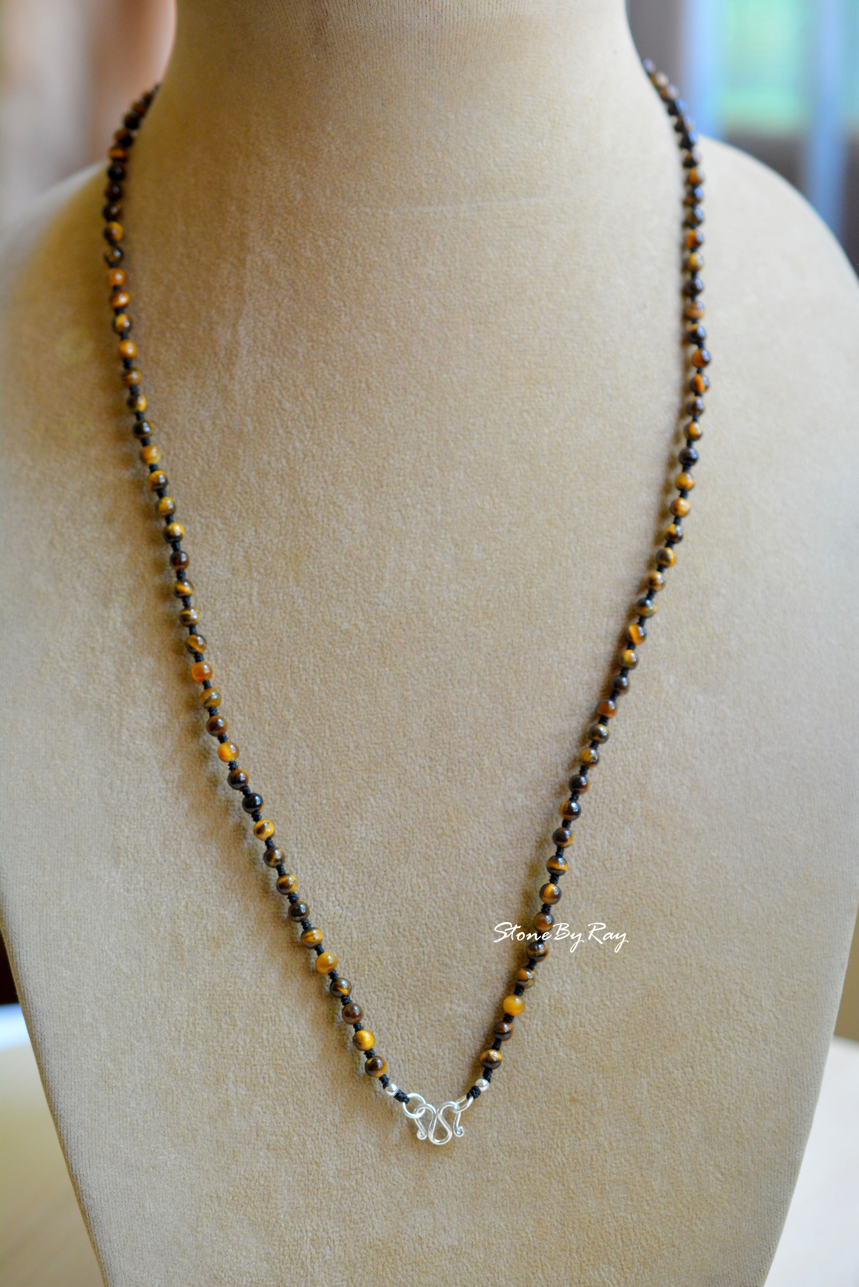 สร้อยประคำ108หินตาเสือ (Tiger's Eye)