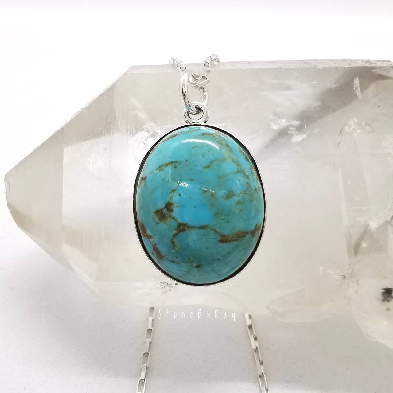 สร้อยคอเงินจี้หินเทอร์ควอยส์ Turquoise
