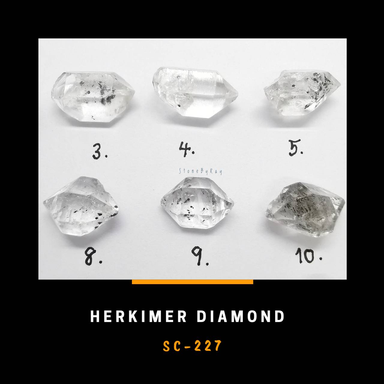 หินคริสตัลเฮอร์คิเมอร์ Herkimer Diamond