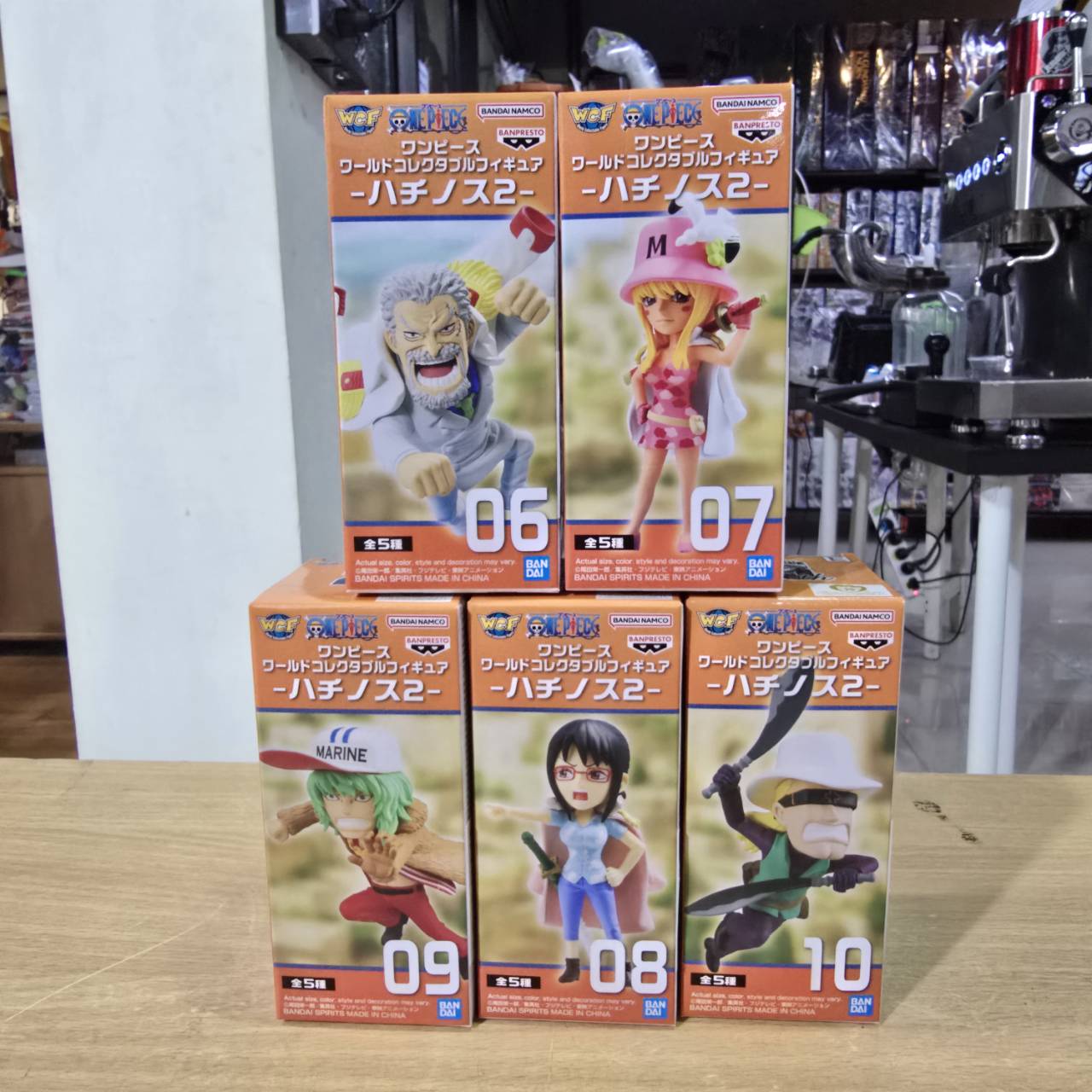 Banpresto ได้ครบ 5 แบบ 4983164287004 (set5) wcf One Piece -Hachinosu2