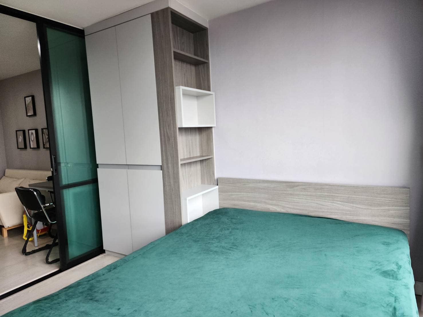 ปล่อยเช่าคอนโด The Cube Plus Minburi (เดอะคิวบ์ พลัส มีนบุรี) - 1ห้องนอน 1ห้องน้ำ 1ห้องนั่งเล่น - ใกล้ MRT ตลาดมีนบุรี - ขนาดห้อง 29 ตรม. ชั้น 8 ตึก A