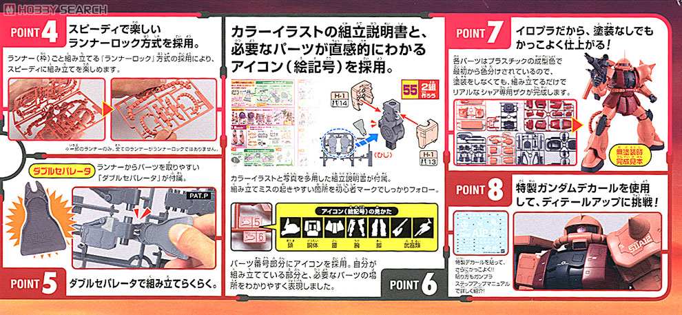 Bandai 4573102575937 Mega Size Model Char`s Zaku (1/48) 7800 yen