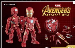 (เหลือ 1 ชิ้น รอเมล์ฉบับที่2 ยืนยัน ก่อนโอน) The 52TOYS MK50 MEGABOX Iron Man iron man transformation robot parallel