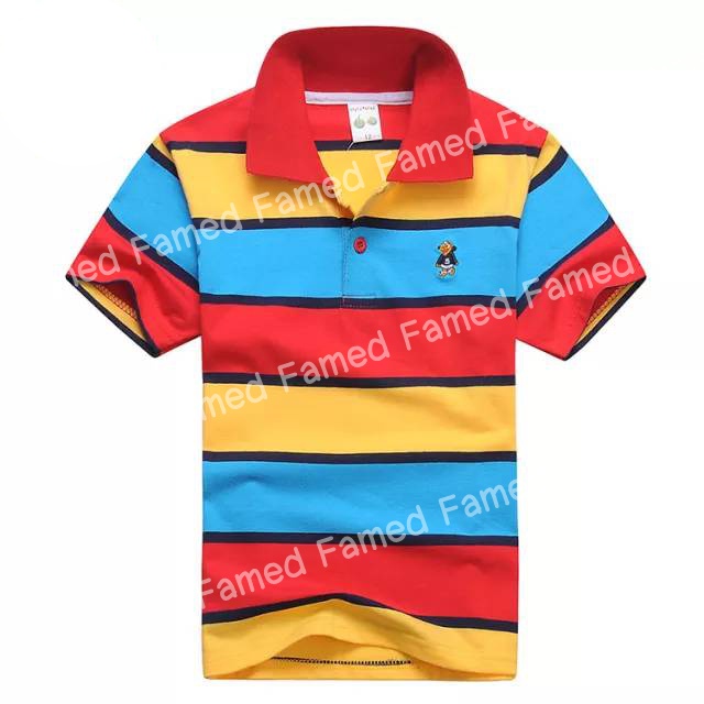 เสื้อคอปกเด็ก ผ้านุ่ม งานดี ส่งในไทย ลายใหม่