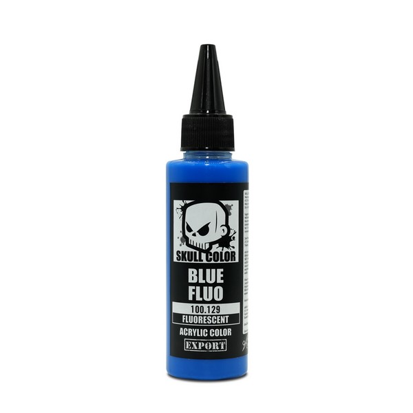 skull 100.129 blue fluorescent 60ml.