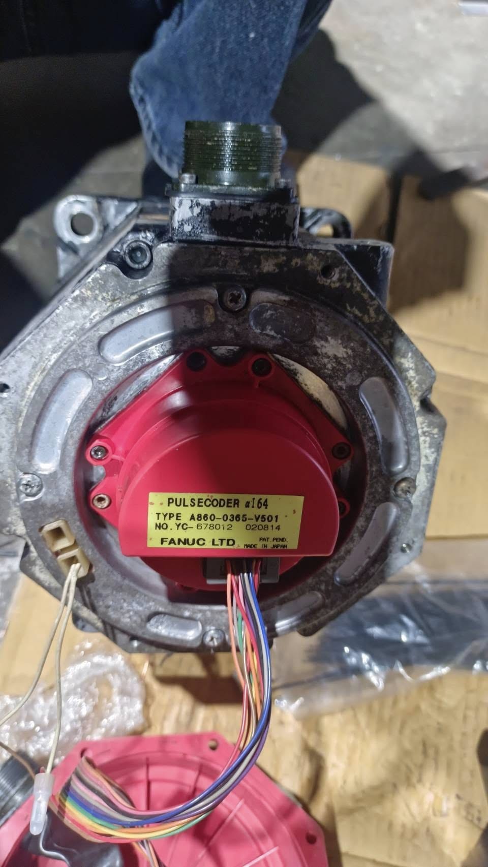 งานซ่อม Servo motor 2 ลูก ของ Fanuc