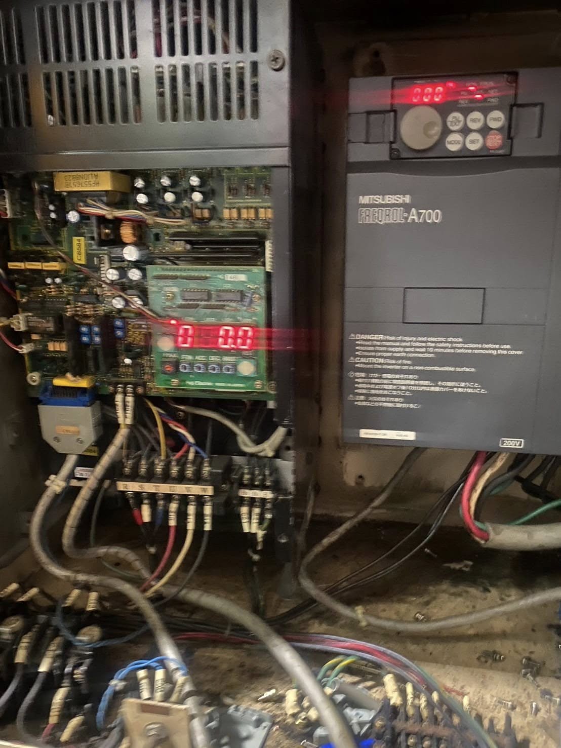 งานติดตั้ง INVERTER ชุดใหม่ให้เครื่อง CNC MIYANO