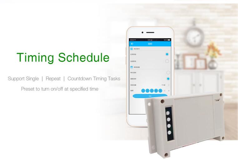 Sonoff CH4 สวิตซ์ Wi-FI ไร้สายแบบ 4 ช่อง ควบคุมแยกอิสระผ่านปุ่มและแอพ
