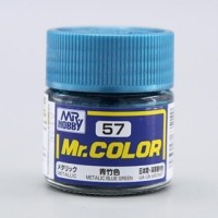 4973028635140 mr.color 57 metalic blue green 10ml.