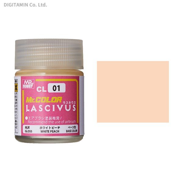 mr.hobby CL-01 lascivus white peach (base color) 18 ml.