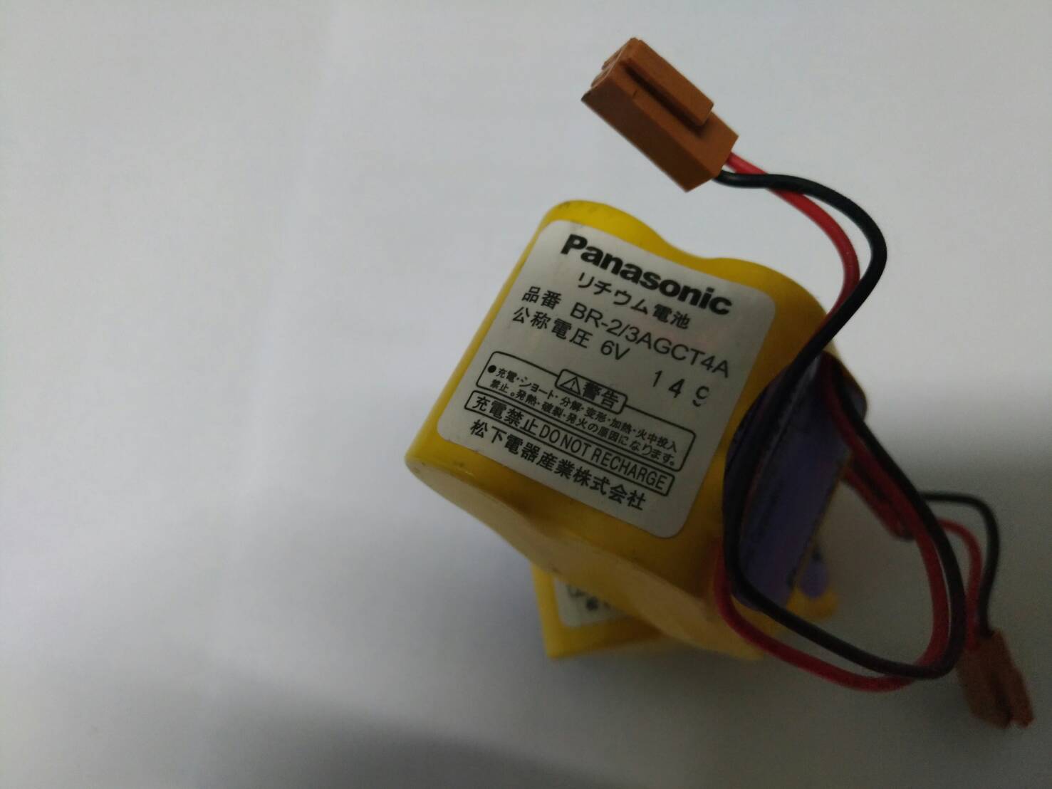 Panasonic BR-2/3AGCT4A (แจ็คสีน้ำตาล) สำหรับ Servo Fanuc