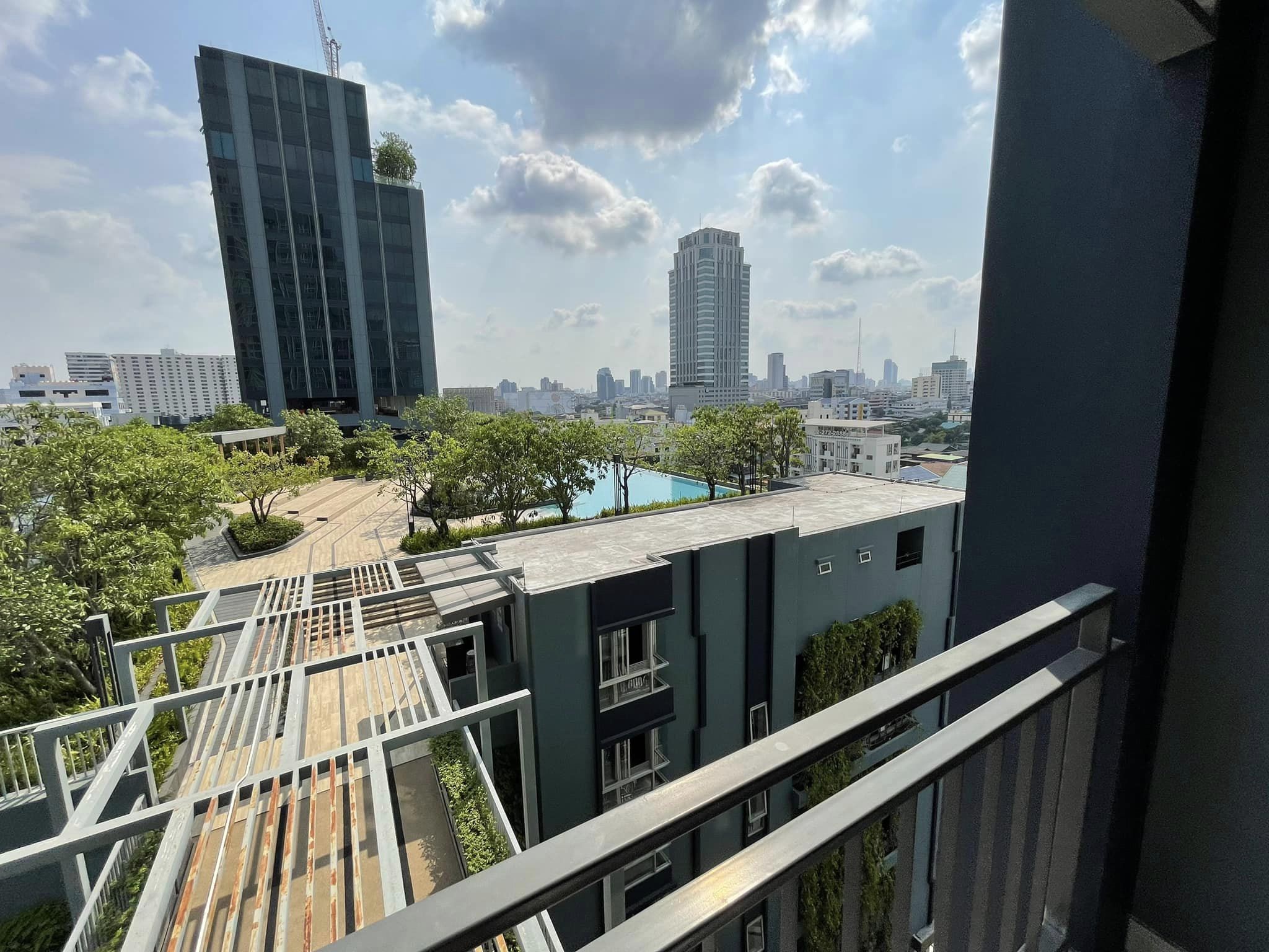 สนใจชมห้องติดต่อได้เลย Line ID: Smile-easy ปล่อยเช่าคอนโด Lumpini Park Vibhavadi-Chatuchak (ลุมพินี พาร์ค วิภาวดี-จตุจักร) - Studio 1ห้องน้ำ - ใกล้ MRT จตุจักร BTS หมอซิต - ขนาดห้อง 24.5 ตรม. ชั้น 9