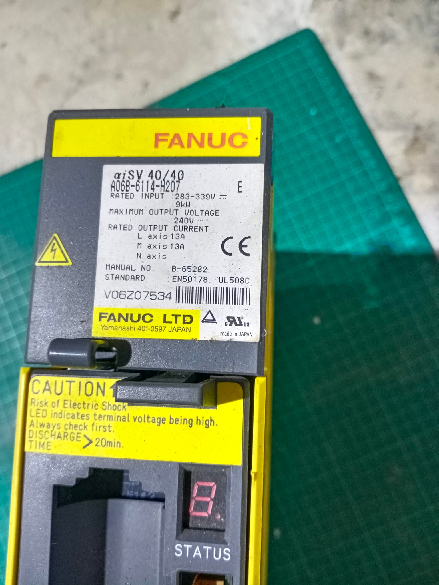 FANUC A06B-6114-H207 SERVO AMPLIFIER MODULE