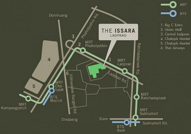 ให้เช่า The Issara Ladprao (ดิ อิสสระ ลาดพร้าว) ชั้น34 1ห้องนอนสวยมากพร้อมอยู่