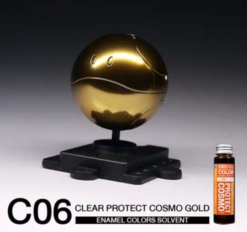 8858878000068 (raditz) C06 Clear Protect Cosmo Gold 35ml. (enamel)
