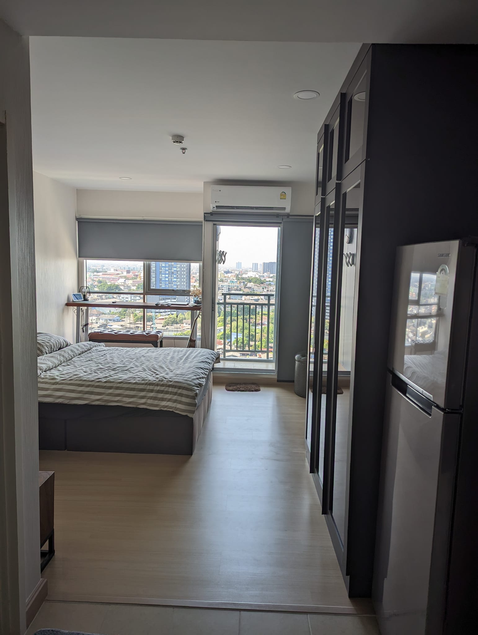 ให้เช่าคอนโด ภาลัย ปาร์ค สถานีตลาดพลู ตกแต่งครบมีเครื่องซักผ้า