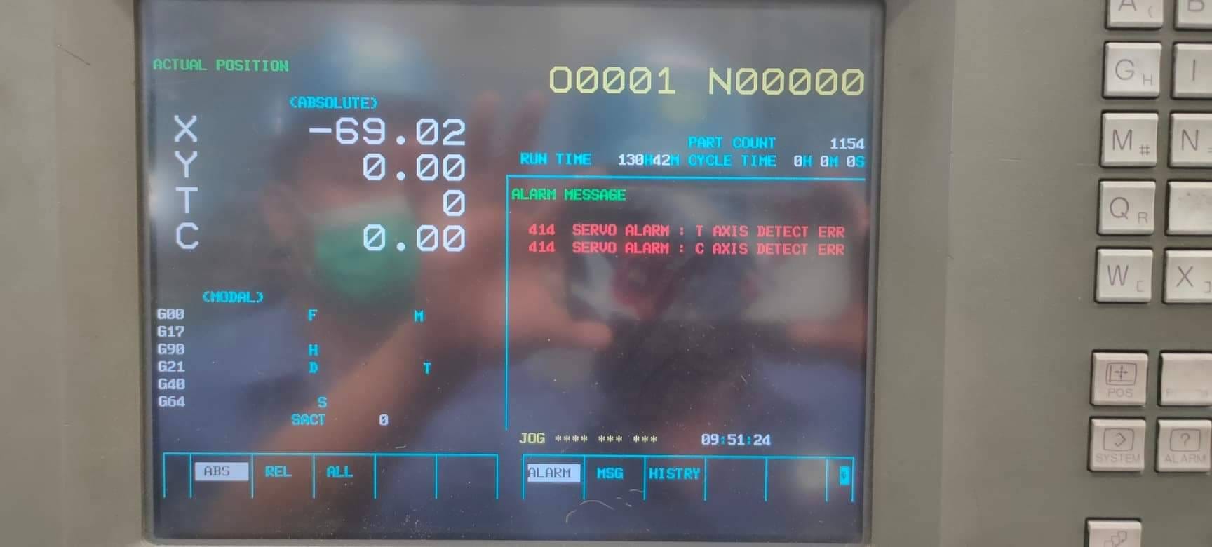 ติดตั้งและ TEST RUN งานซ่อม FANUC A06B-6079-H203 สำหรับ CNC PUNCHING AMADA ALATM 414