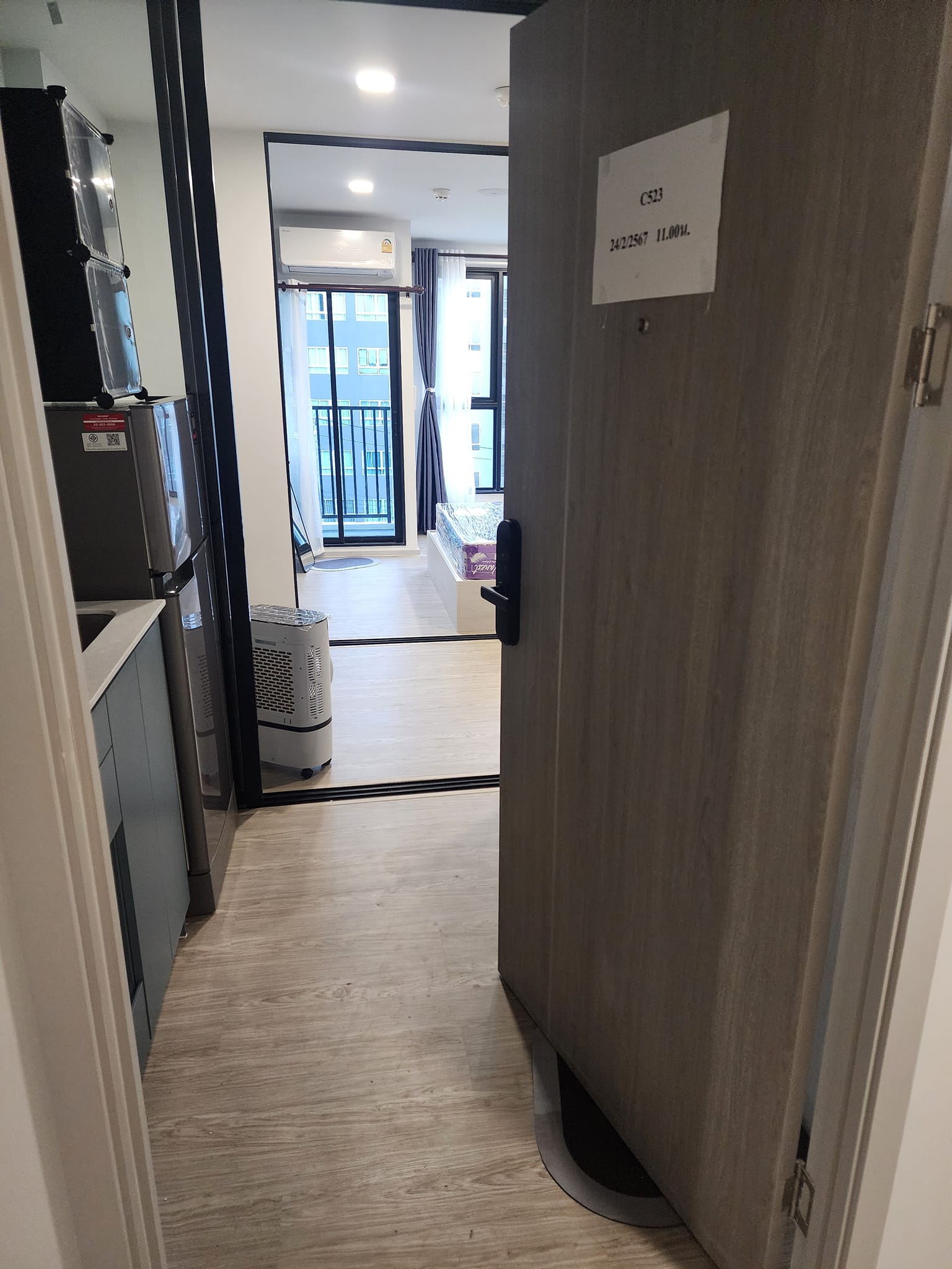 ปล่อยเช่าคอนโด Kave Seed Kaset (เคฟ ซี้ด เกษตร) - ห้องใหม่เฟอร์เครื่องใช้ไฟฟ้าครบครั้น - ใกล้ BTSเสนาและเกษตร/มหาลัยเกษตร