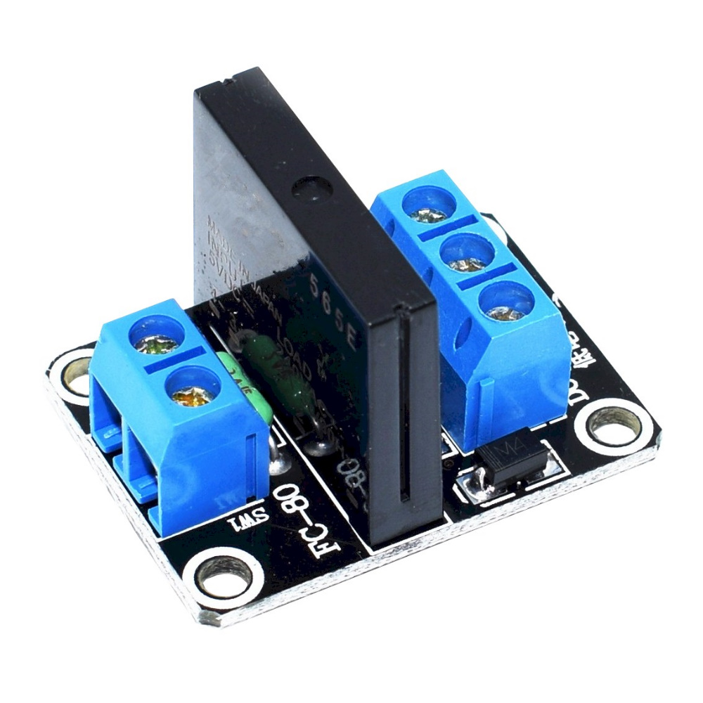 Solid State Relay Active Low 5V 2A 1 Channel บอร์ดรีเลย์แบบไร้สัมผัส SSR 5V 2A