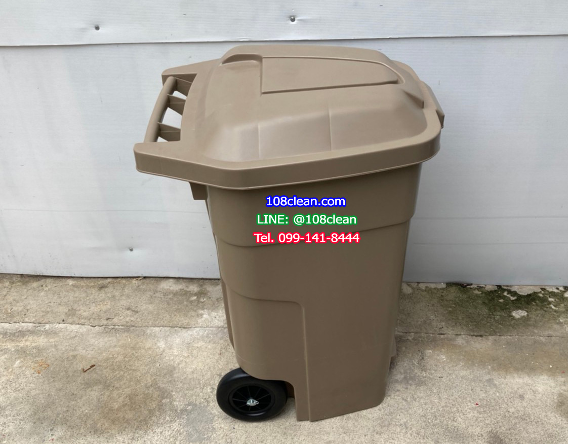 ถังขยะเท้าเหยียบ ทรงเหลี่ยม 85 ลิตร