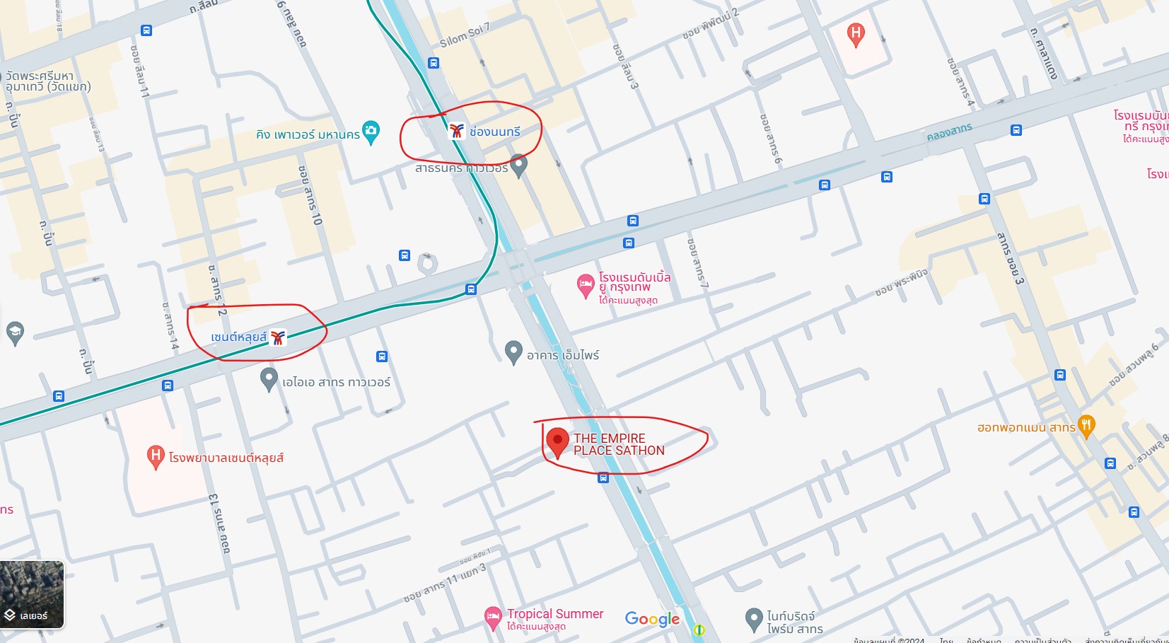 ปล่อยเช่าคอนโด The Empire Place (ดิ เอ็มไพร์ เพลซ) สาทร - 1ห้องนอน 1ห้องน้ำ 1ห้องนั่งเล่น - ใกล้ BTS เซนต์หลุยส์ ช่องนนทรี - ขนาดห้อง 55 ตรม. ชั้น 9