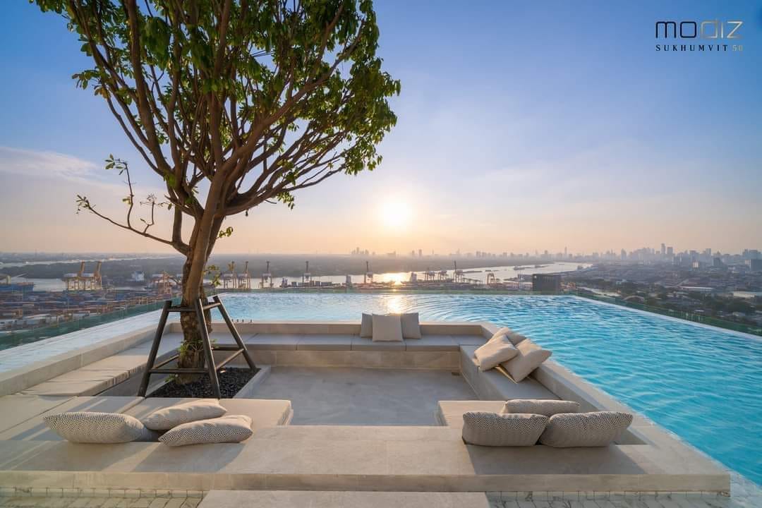 ปล่อยเช่าคอนโด MODIZ Sukhumvit 50 (โมดิซ สุขุมวิท 50) - Duplex 2 ชั้น 1ห้องนอน 1ห้องน้ำ 1ห้องนั่งเล่น - ใกล้ BTS อ่อนนุช - ขนาดห้อง 42.3 ตรม. ชั้น 17 ตึก C