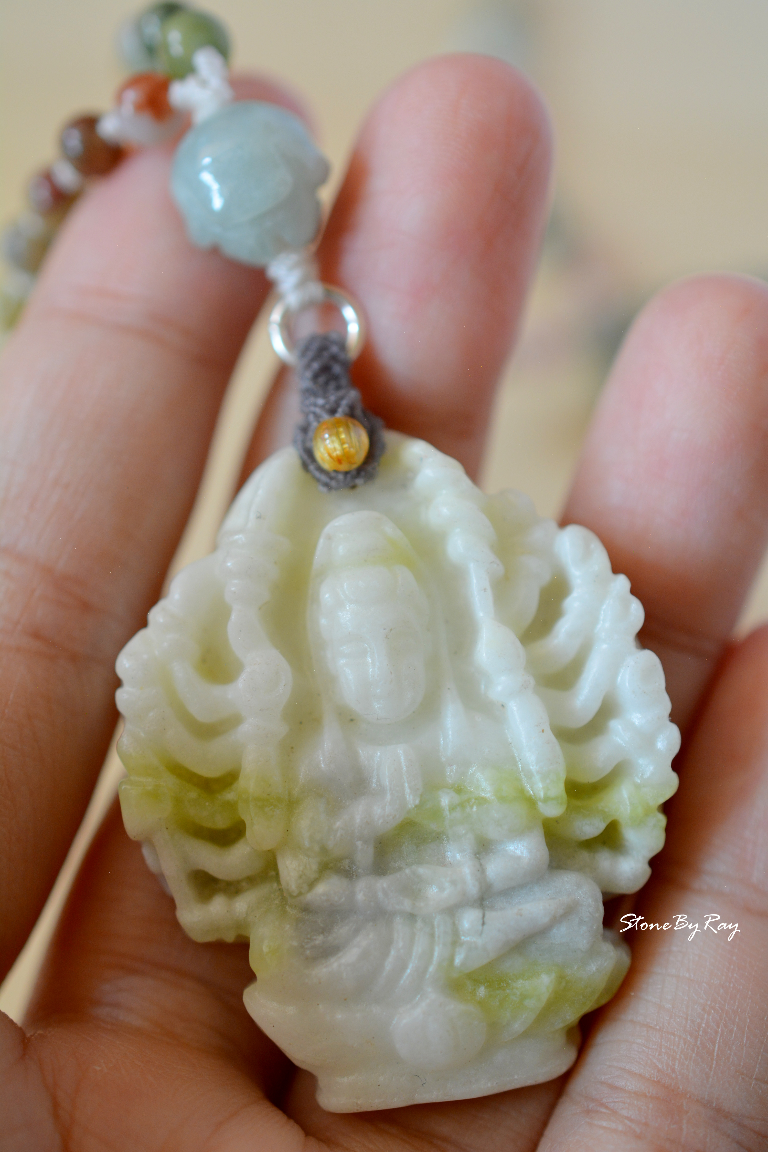 สร้อยคอมงคล108จี้เจ้าแม่กวนอิม(Guan Yin)