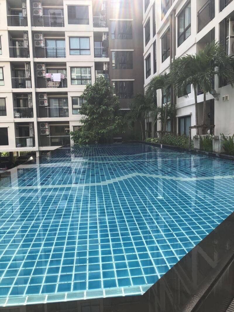 ปล่อยเช่าคอนโด ศุภาลัย ซิตี้ รีสอร์ท สถานีแบริ่ง (สุขุมวิท 105) Supalai City Resort Bearing Station (Sukhumvit 105) - Studio 1ห้องน้ำ 1ห้องครัว - ใกล้ BTS แบริ่ง - ขนาดห้อง 33 ตรม. ชั้น 8